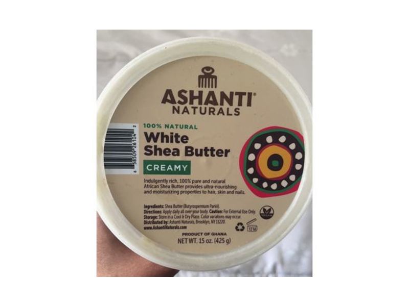Ashanti Naturals White Shea Butter Creamy, 15 oz/425 g