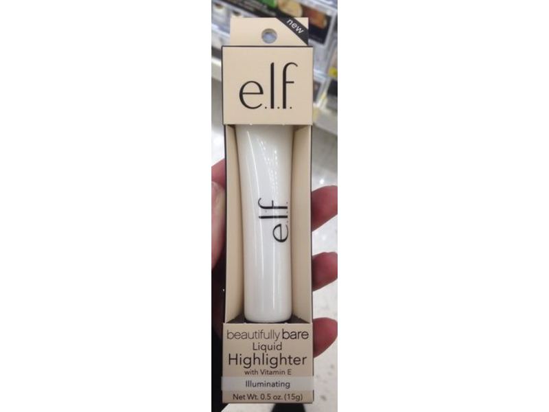 e.l.f. Beautifully Bare Liquid HIghlighter, Illuminating, 0.5 oz/15 g