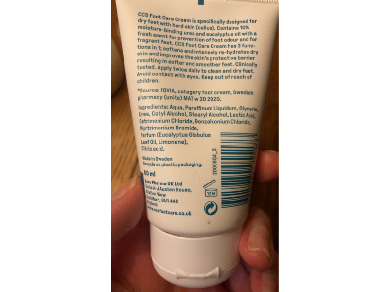 CCS Foot Care Cream, 60 mL