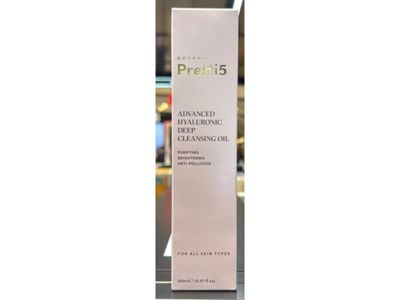 Pretti5 Advanced Hyaluronic Deep Cleansing Oil, 5.07 fl oz/150 mL