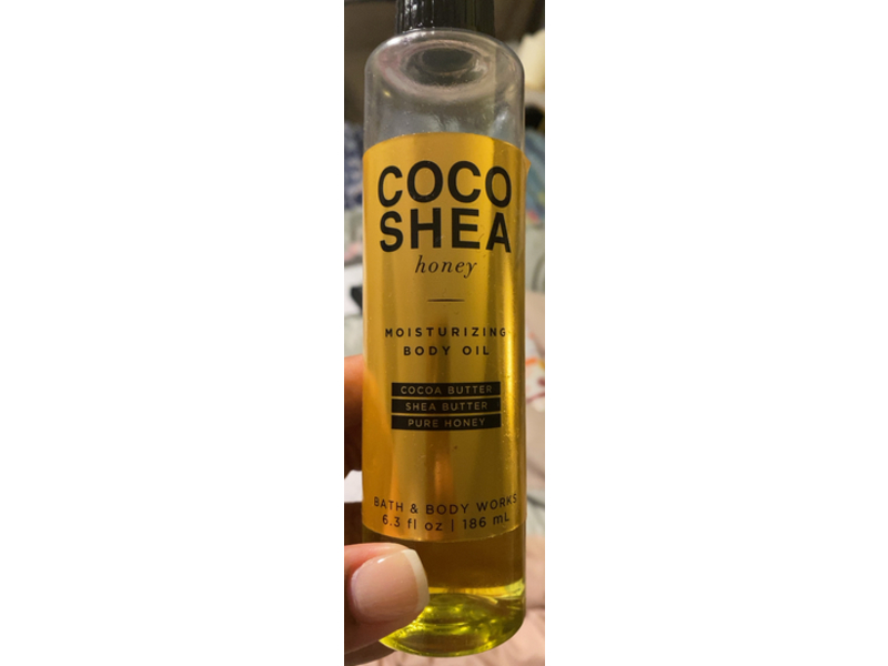 Bath & Body Works Honey Moisturizing Body Oil, Cocoa Shea Honey, 6.3 fl oz/186 mL