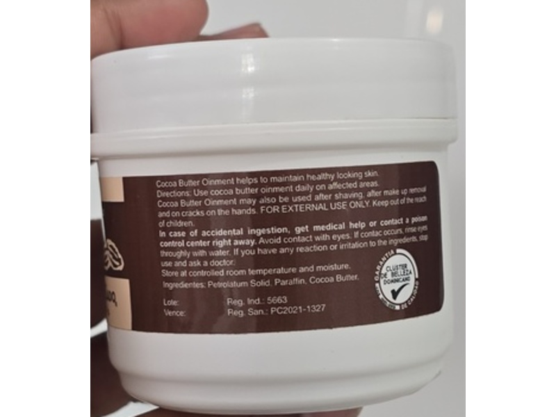 Dr. Collado Laboratories Cocoa Butter, 4 oz/114 g