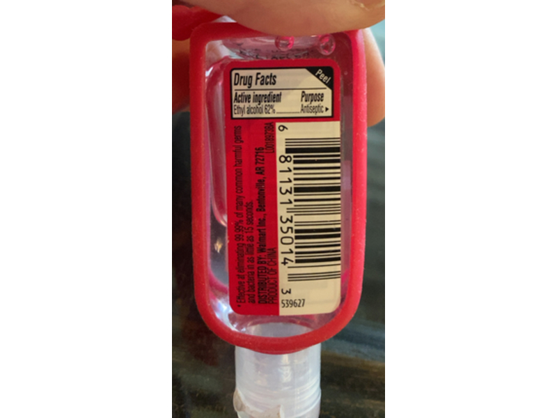 Equate Hand Sanitizer, Rosewater & Mint, 1 fl oz/29.5 mL