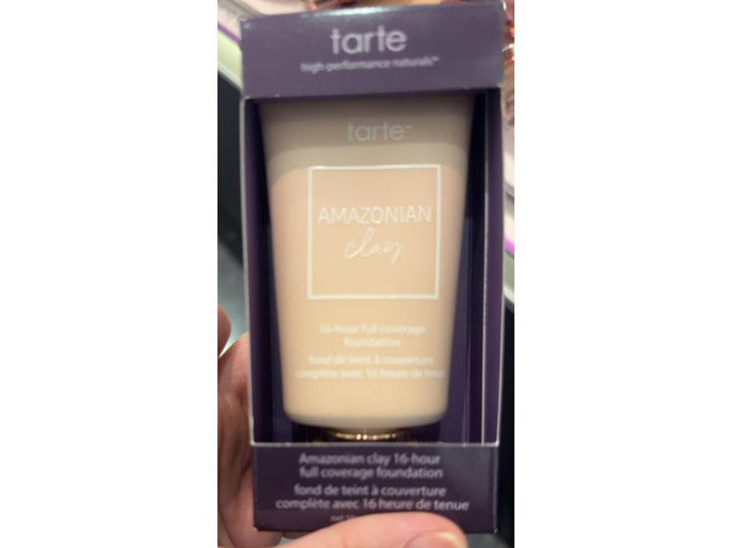 Tarte Amazonian Clay 16-Hour Full Coverage Foundation, 18N Fair-Light Neutral, 1.7 fl oz/50 mL