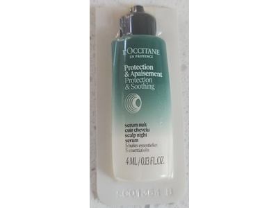 Loccitane En Provence Protection & Soothing Scalp Night Serum, 0.13 fl oz/4 mL