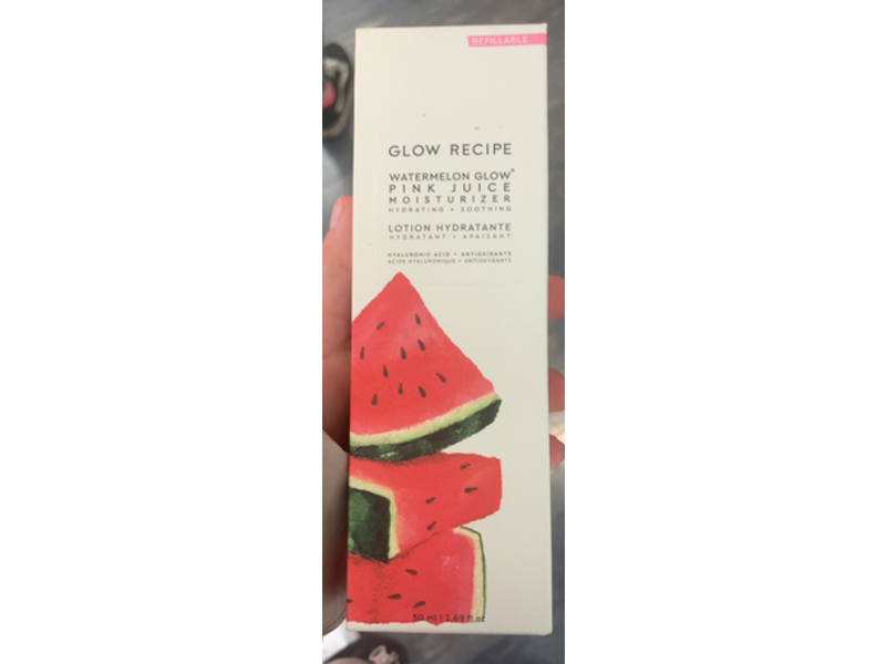 Glow Recipe Watermelon Glow Pink Juice Moisturizer, 1.69 fl oz/50 mL