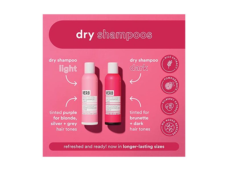 Verb Dry Shampoo, Light, 5 fl oz/179 mL