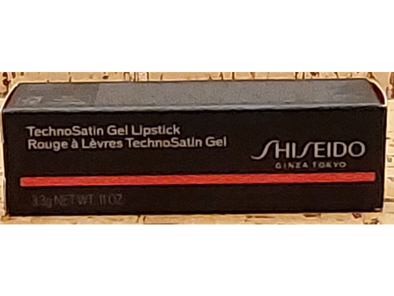 Shiseido Technosatin Gel Lipstick, 408 Voltage Rose, 11 oz/3.3 g