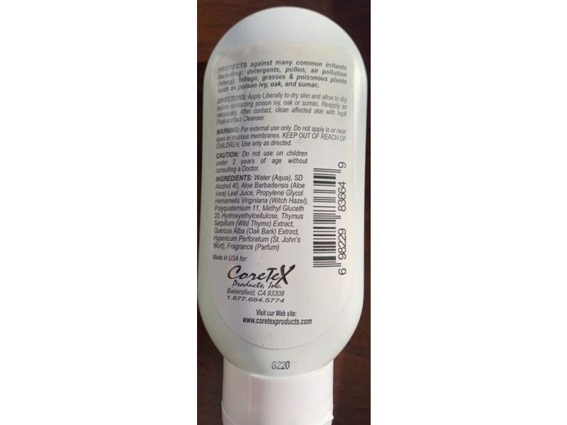 Ivyx Pre Contact Solution Poison Oak & Ivy Formula, 4 fl oz/118 mL