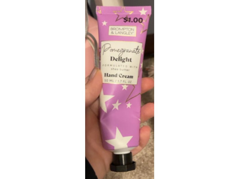 Brompton & Langley Delight Hand Cream, Pomegranate, 1.7 fl oz/50 mL
