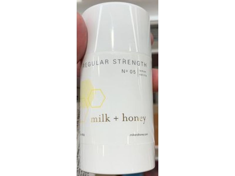 Milk + Honey Regular Strength Deodorant, No. 05, Lemon, And Vanilla, 2.6 oz