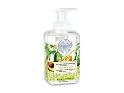 Michel Design Works Foaming Shea Butter Hand Soap, Fresh Avocado, 17.8 fl oz/530 mL
