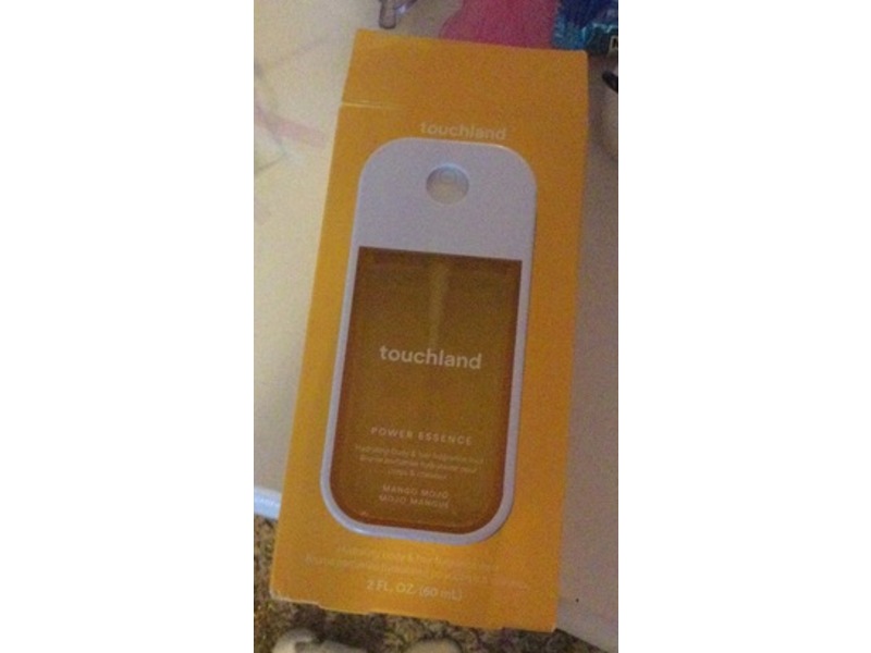 Touchland Power Essence Hydrating Body & Hair Fragrance Mist, Mango Mojo, 2 fl oz/60 mL
