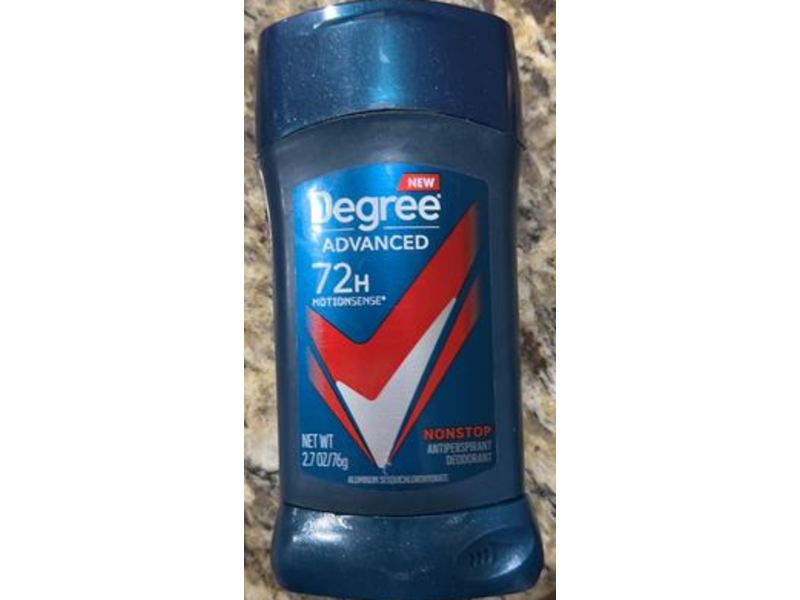 Degree Advanced Nonstop Antiperspirant Deodorant, 2.7 oz/76 g