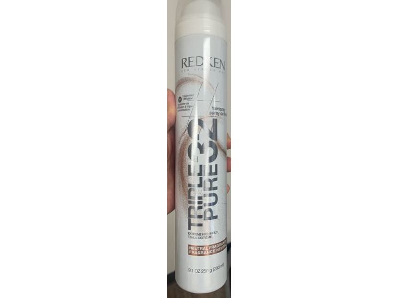 Redken Triple Pure 32 Hairspray, 9.1 oz/256 g
