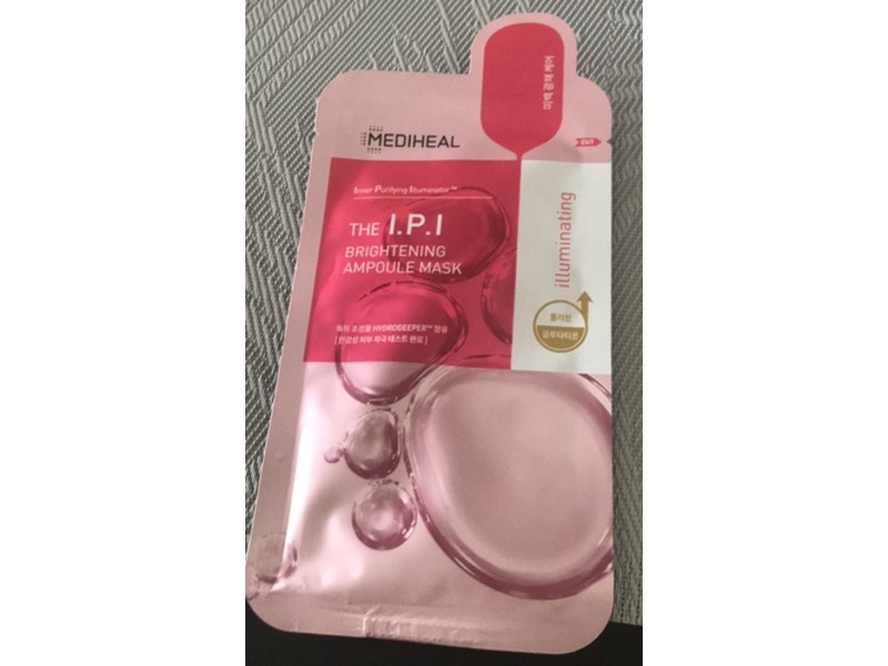 Mediheal The I.P.I Brightening Ampoule Mask, Illuminating, 0.84 fl oz/25 mL, 10 Count