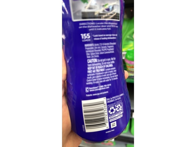 Cascade Clean + Dry Booster, Spot Prevention, 16.0 fl oz/473 mL