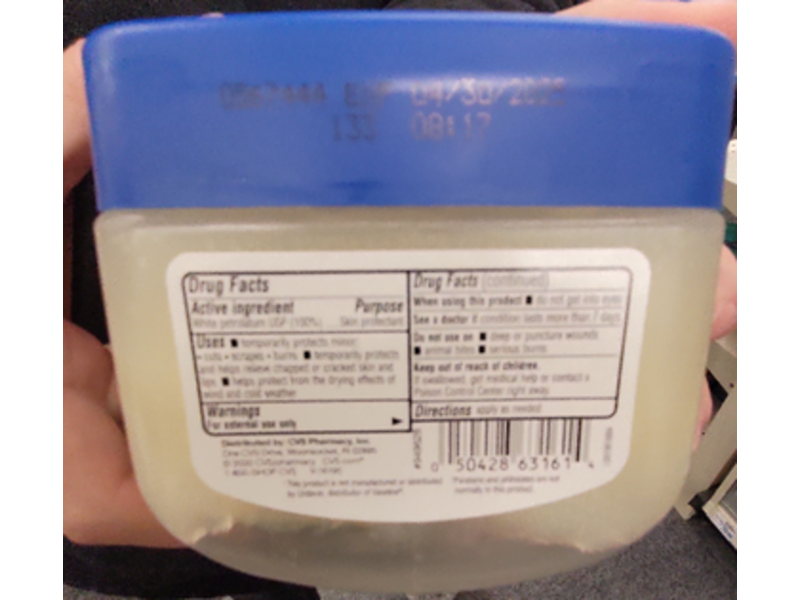 CVS Health Skin Protectant Petroleum Jelly, 13 oz/368 g