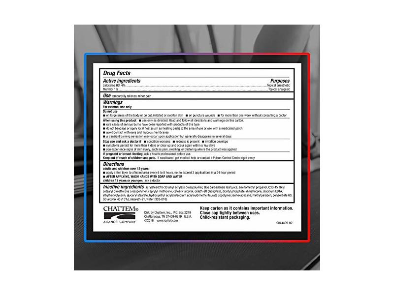 Icy Hot Max Pain Relief Cream, Lidocaine, 2.7 fl oz/76.5 g