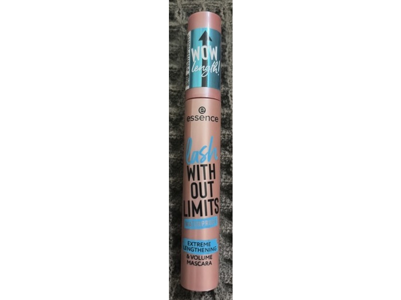 essence Lash Without Limits Waterproof Extreme Lengthening & Volume Mascara, Black, 4.3 fl oz/13 mL
