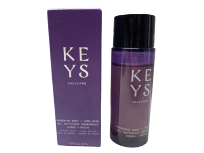 Keys Soulcare Renewing Body + Hand Wash, 1.014 fl oz/30 mL