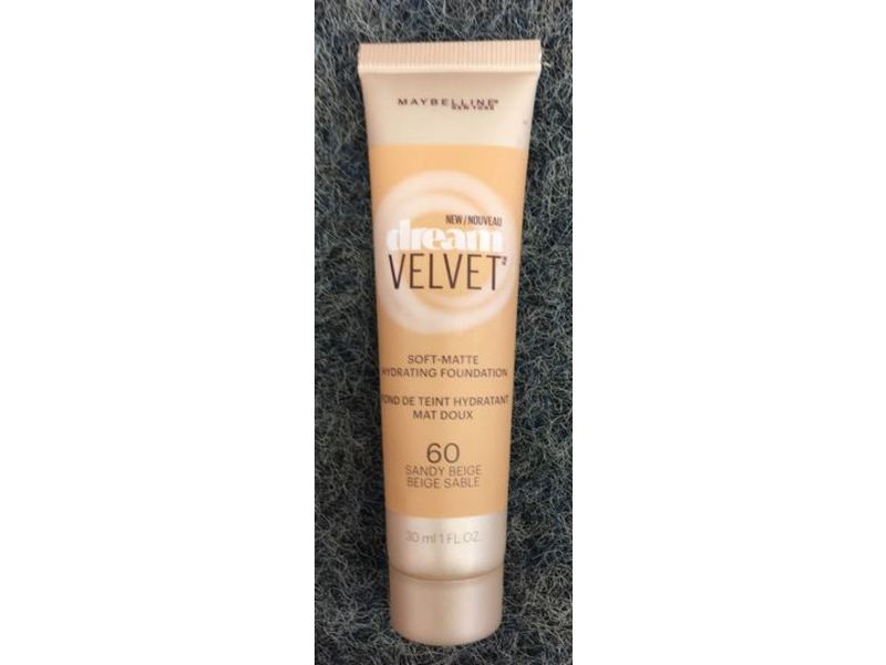 Maybelline New York Dream Velvet Foundation, Sandy Beige, 1 fl oz/30 mL