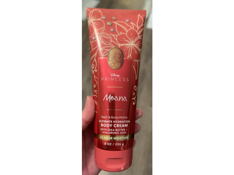 Bath & Body Works Moana Ultimate Hydration Body Cream, Shea Butter + Hyaluronic Acid, 8 oz/226 g