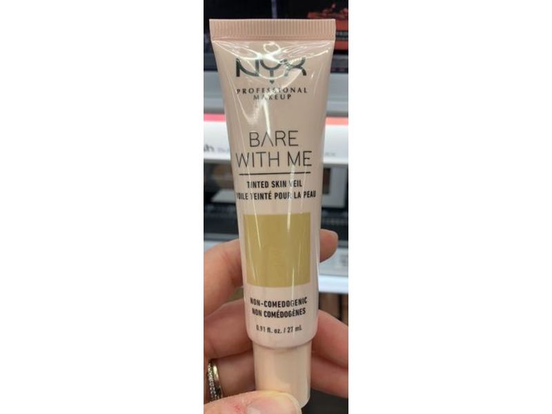 Nyx Professional Makeup Bare With Me Tinted Skin Veil, True Beige Buff, 0.91 fl oz/27 mL