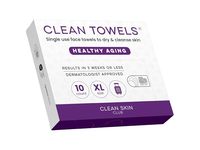 Clean Skin Club Healthy Aging Clean Towels, XL, 10 Count - thumbnail 1