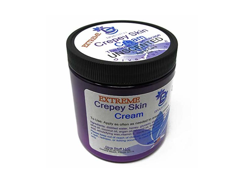 Diva Stuff Extreme Crepey Skin Cream, Unscented, 8 oz