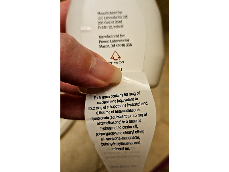 Calcipotriene and Betamethasone Dipropionate Topical Suspension, 0.005% / 0.064%, 60 g, Prasco