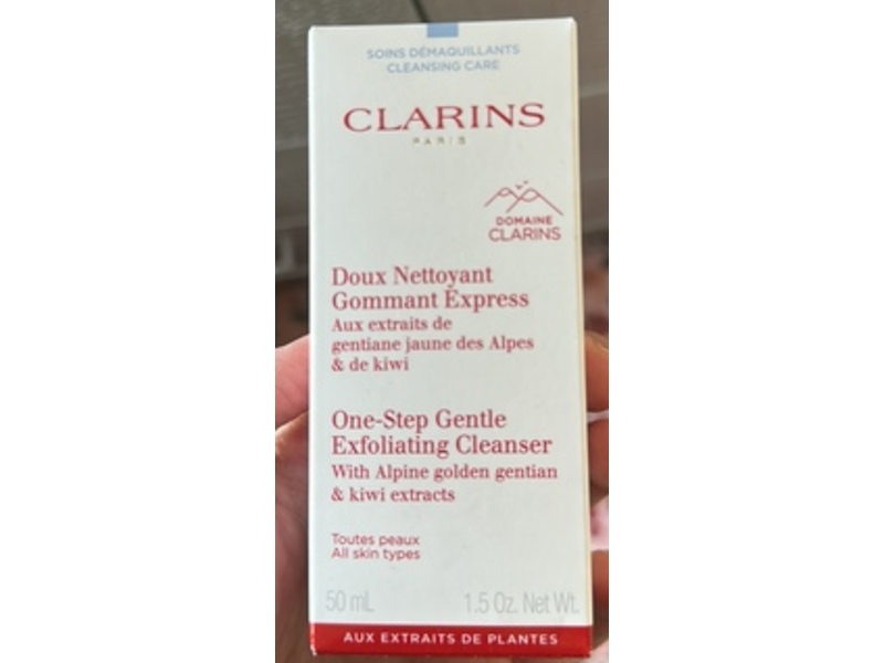 Clarins One-Step Gentle Exfoliating Cleanser, 1.5 oz/50 mL.