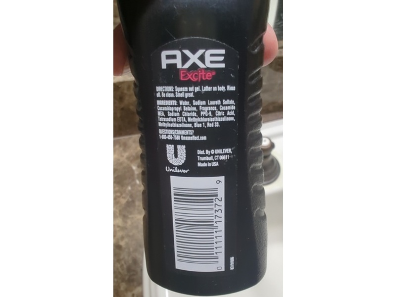 Axe Excite Revitalizing Shower Gel, 3 fl oz/89 mL