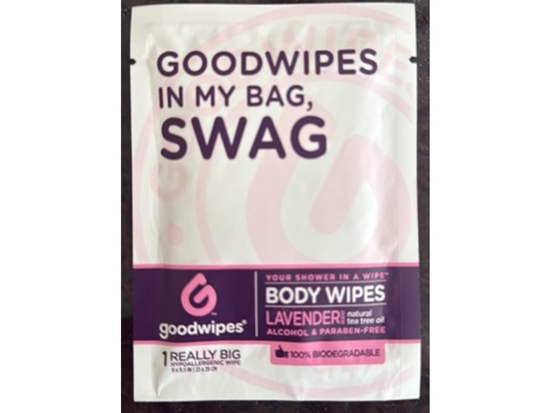 Goodwipes Body Wipes, Lavender, 1 Count