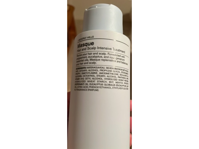 J Beverly Hills Masque Hair And Scalp Intensive Treatment