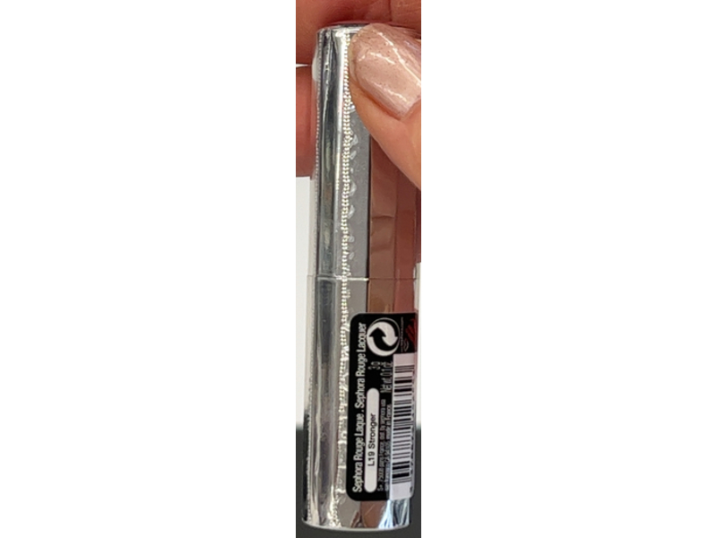 Sephora Collection Rouge Lacquer Lipstick, L 19 Stronger, 0.1 oz/3 g