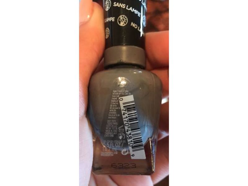 Sally Hansen Miracle Gel Nail Polish, 809/285 Slate-R Girl, 0.5 fl oz/14.7 mL