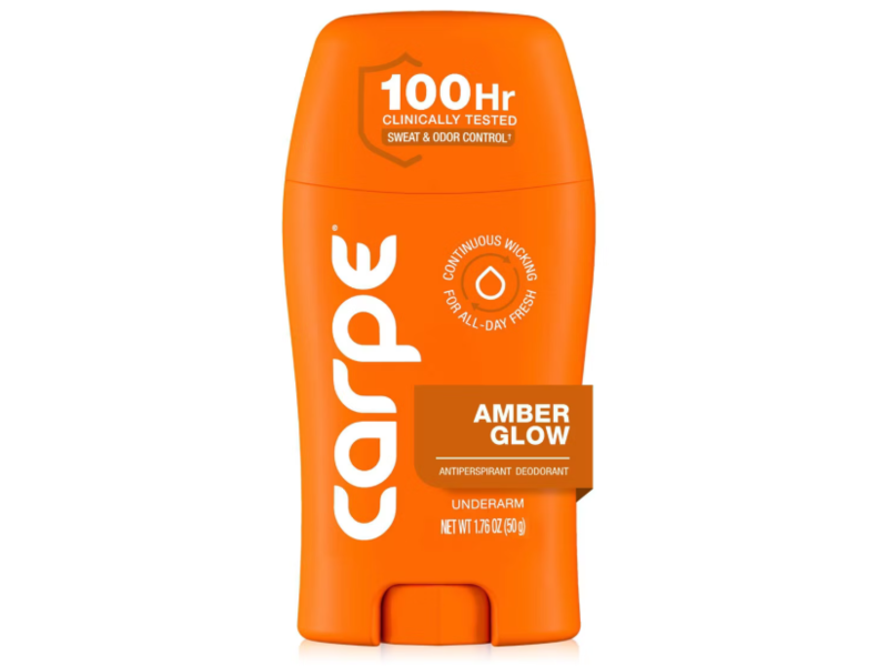 Carpe Underarm Antiperspirant Deodorant, Amber Glow, 1.76 oz/50 g