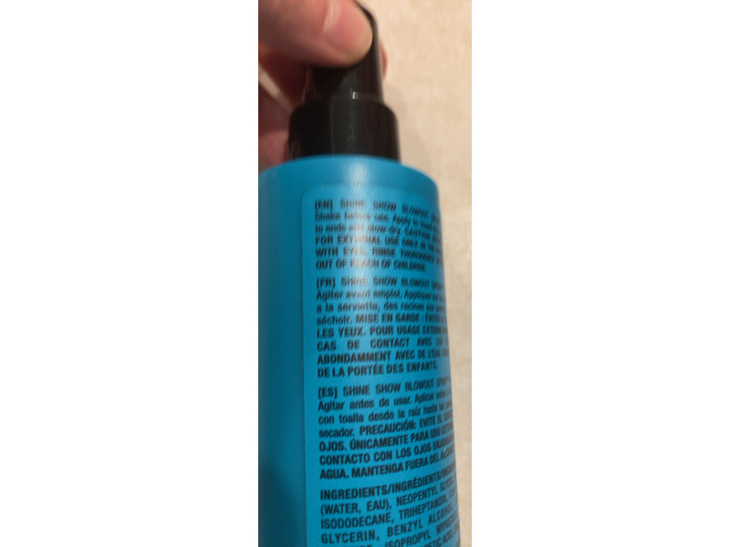 Sexyhair Healthy Shine Show Blowout Lightweight Blow - Dry Spray, 5.1 fl oz/150 mL