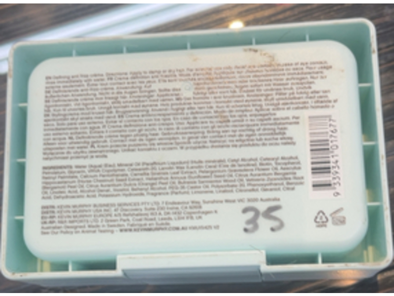 Kevin Murphy Easy Rider Defining Anti Frizz Cream, 3.5 oz/100 g