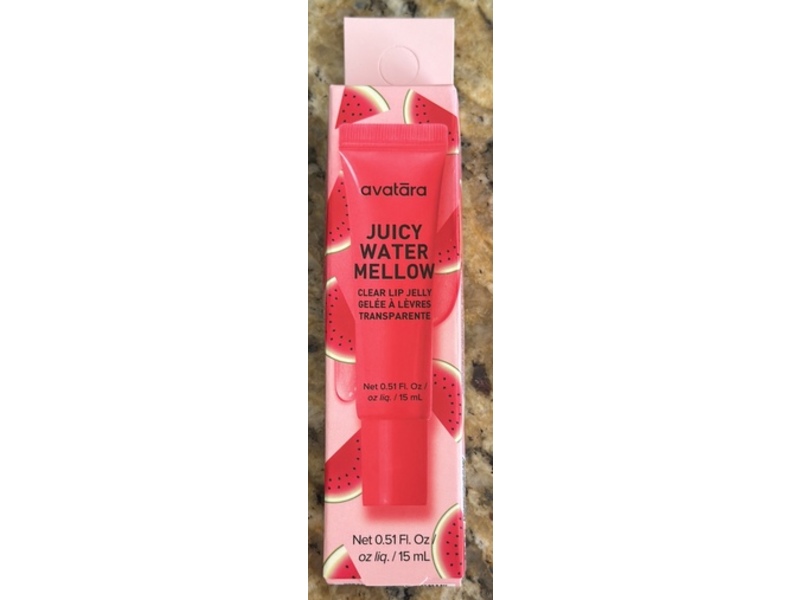 Avatara Juicy Lip Jelly, Water Mellow Clear, 0.51 fl oz/15 mL
