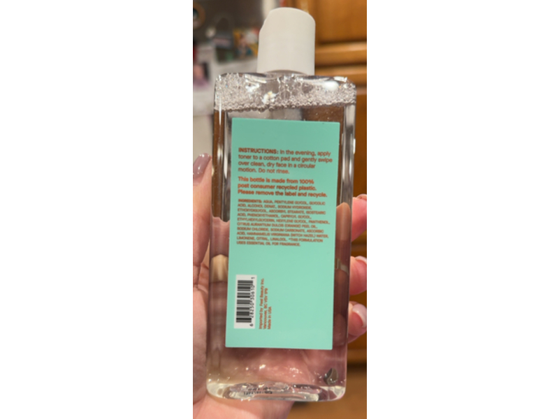 Feel Toner, AHA & Vitamin E, 5 fl oz/150 mL