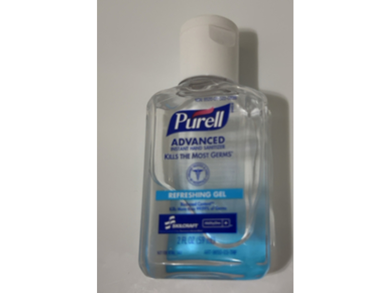 Purell Advanced Instant Hand Sanitizer Refreshing Gel, 2 fl oz/59 mL
