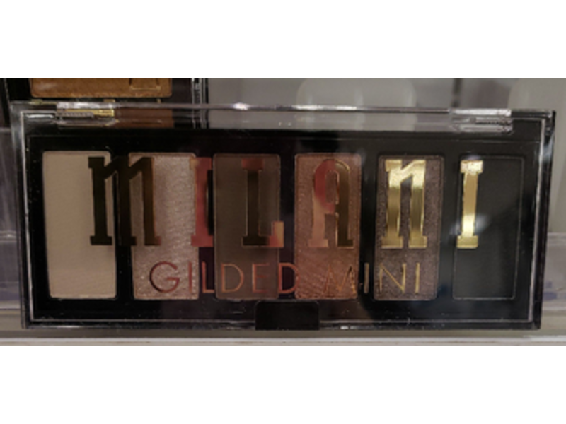 Milani Gilded Mini Eyeshadow Palette, 150 Call Me Old Fashioned, 0.02 oz/0.66 g