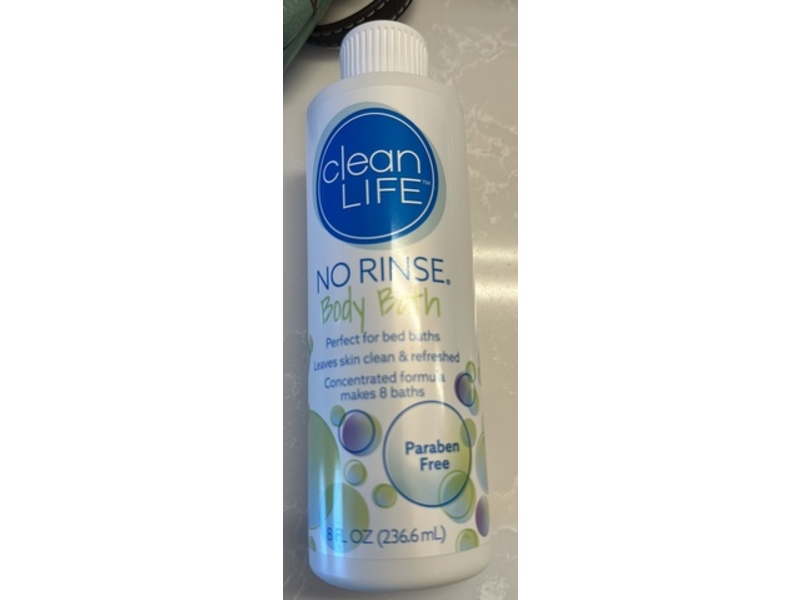 Clean Life No-Rinse Body Bath, 8 fl oz/236.6 mL