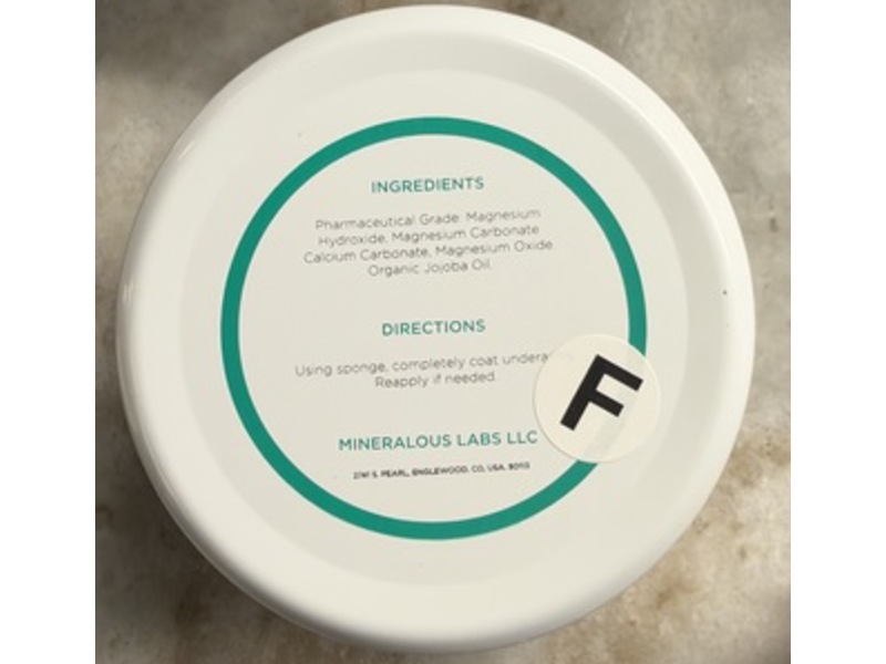 Mineralized Deodorant Powder, Sensitive Unscented, 0.35 oz/10 g