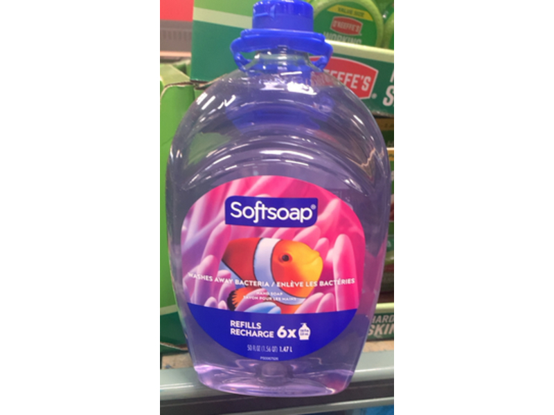 Softsoap Washes Away Bacteria Hand Soap, 50 fl oz/1.47 L