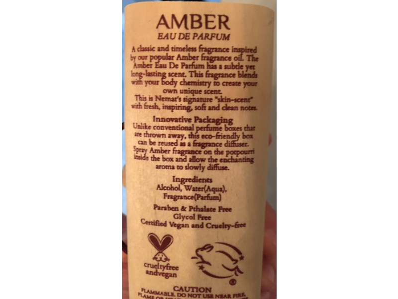 Nemat Amber Eau De Parfum Spray, 50 ML