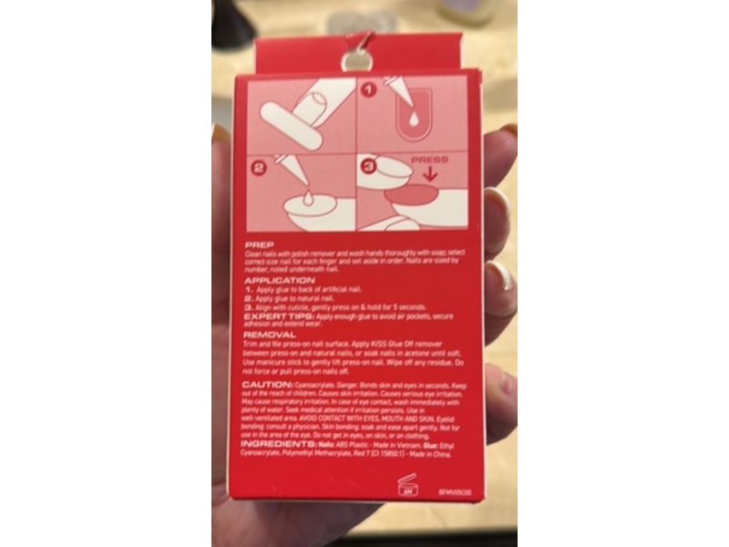 Kiss Broadway Everlasting Medium Press-On Nails, Infinite, 0.07 oz/2 g, 28 Count