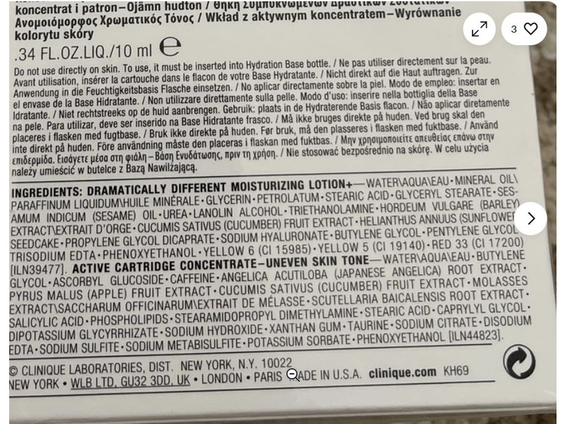 Clinique Dramatically Different Moisturizing Lotion+ Active Cartridge Concentrate, 3.9 fl oz/115 mL